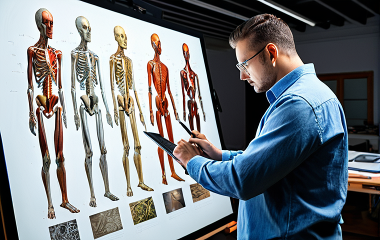 A professional female character designer in a modest, elegant business casual outfit, sitting thoughtfully at a clean, modern desk in a well-lit design studio. She is surrounded by concept art sketches of diverse characters, character expression sheets, and artistic tools. The image captures her contemplating a new design, emphasizing her deep understanding of character narrative and visual storytelling through subtle details in her expression and posture. The environment suggests creativity and precision. fully clothed, appropriate attire, safe for work, appropriate content, perfect anatomy, correct proportions, natural pose, well-formed hands, proper finger count, natural body proportions, professional photography, high quality, family-friendly.