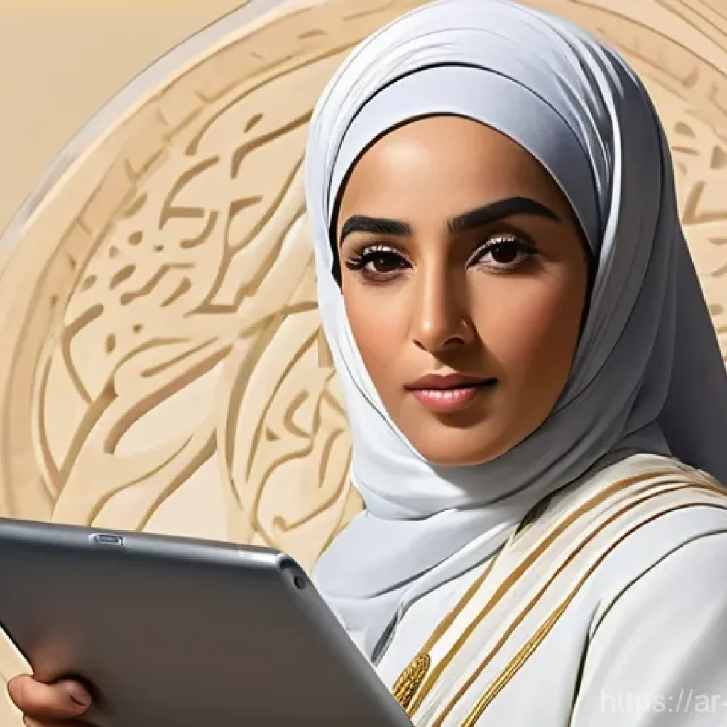 캐릭터디자인 자격증 시험 일정과 준비법 - **Prompt:** A highly skilled female character designer, of Arab descent, in her late 20s, intently s...