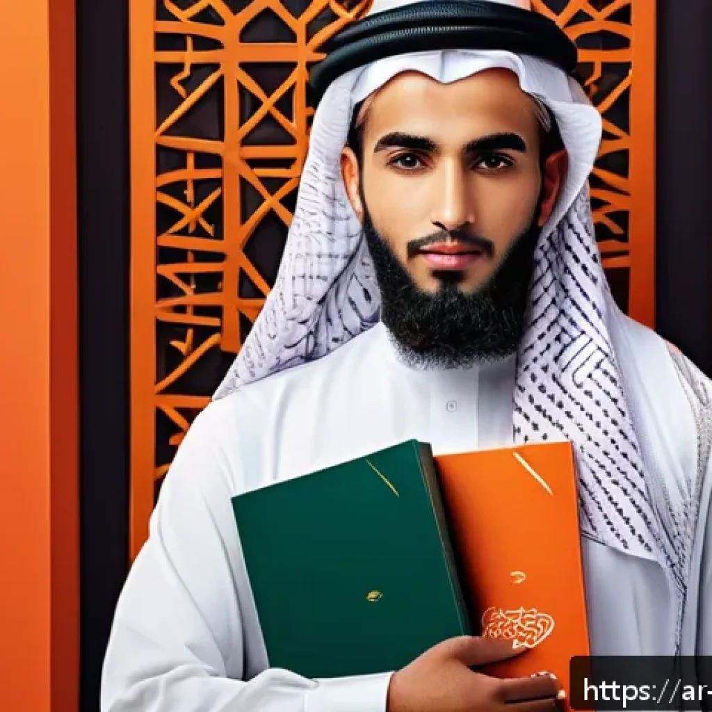 캐릭터디자인 실기 시험 주요 팁 - A determined young Arab male student wearing modest, culturally appropriate clothing, depicted with ...