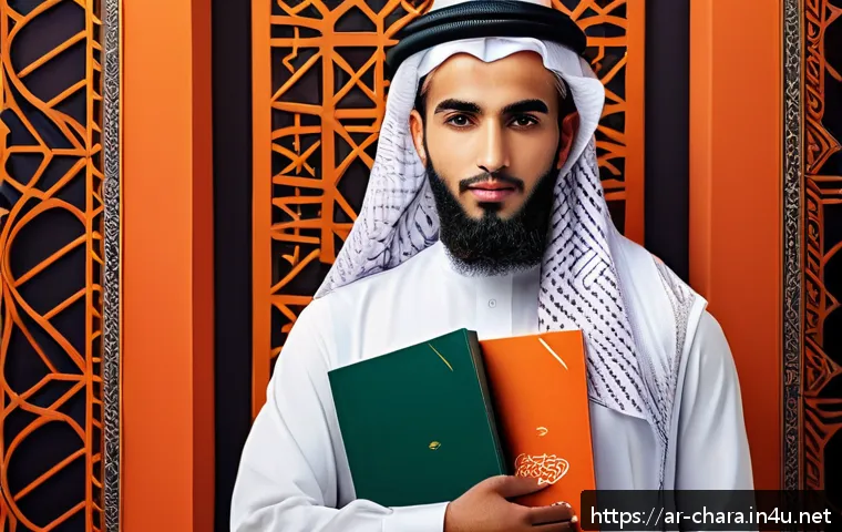 캐릭터디자인 실기 시험 주요 팁 - A determined young Arab male student wearing modest, culturally appropriate clothing, depicted with ...